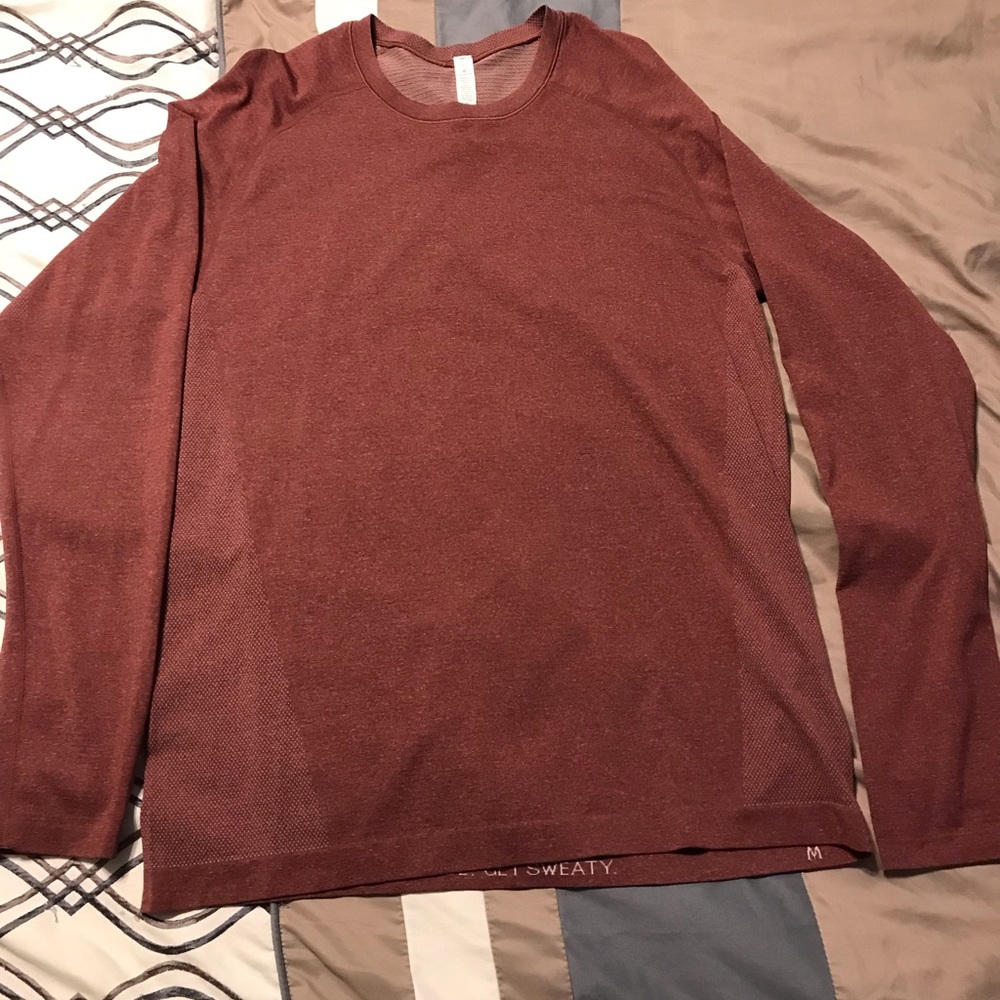 LULULEMON METAL VENT TECH LONG SLEEVE MEDIUM RARE